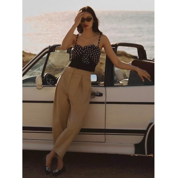 Anthropologie • Tan Cropped Pants - Picture 7 of 7